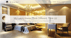 Desktop Screenshot of myluxuryhome.com